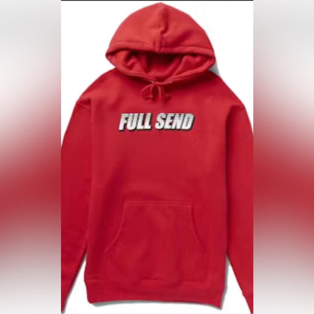Nelk Boys Full Send Stripes Red Lg Slv Hoodie Season SS21 Release Date 7/26/21